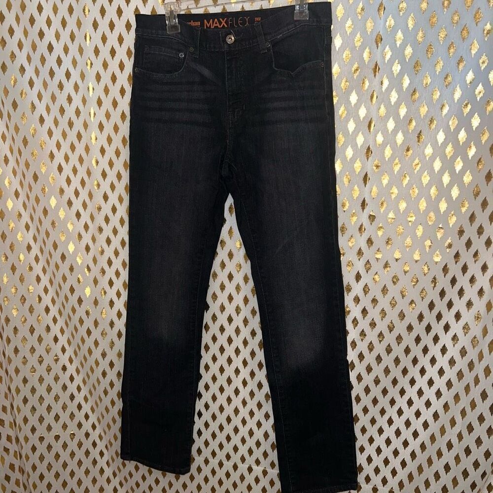 Black urban pipeline jeans 31x21 slim straight jeans